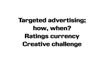 OTT: Targeted advertising; how, when?