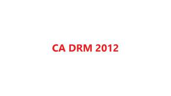 CA DRM 2012