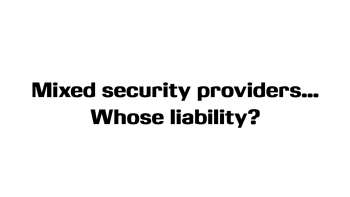 CA DRM 2016: Mixed security providers... Whose liability?
