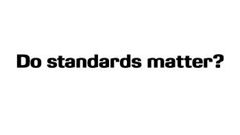 UHD 2016: Do Standards Matter